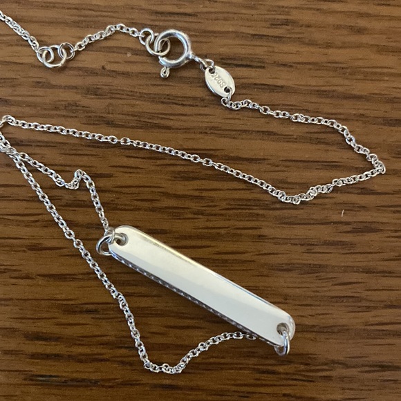 Links of London sterling silver bar necklace - Picture 3 of 12